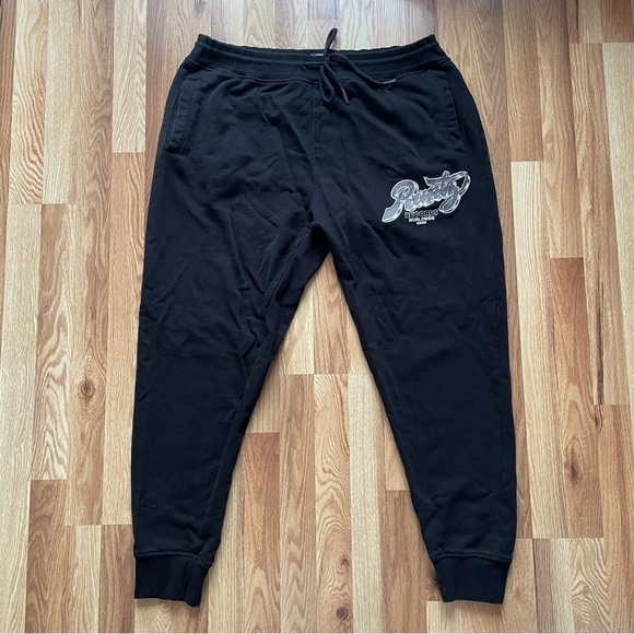 🥒 Runtz Records Worldwide 2020 Sweatpant Joggers Black Plus Big & Tall 3XL - Picture 2 of 11